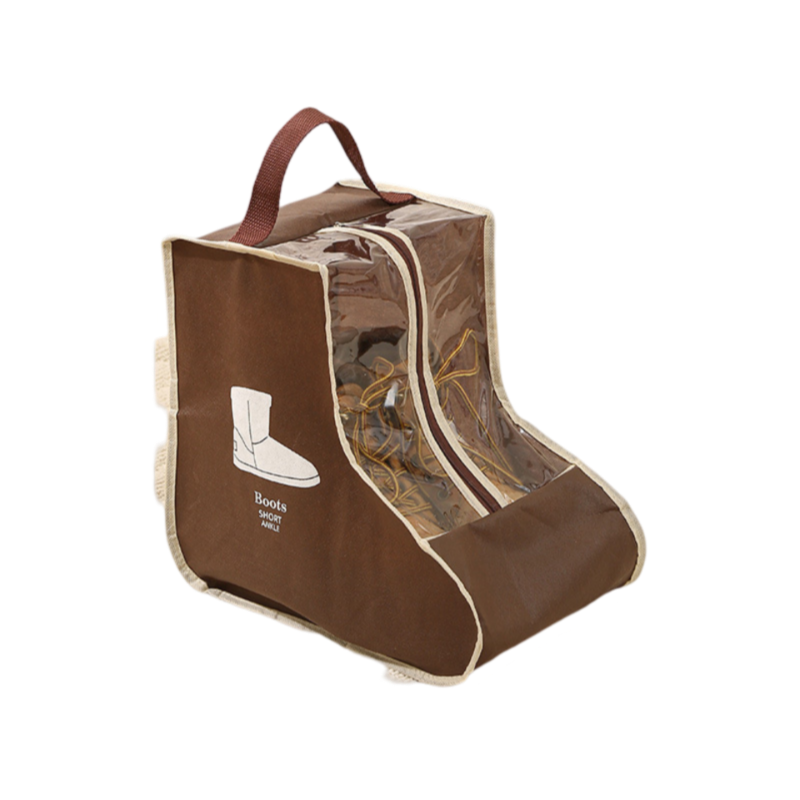 Brown Short Boots Storage Bag (Widen)